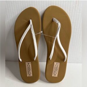 FLOJOS FIESTA white Thongs Flip-Flopsblack size 8